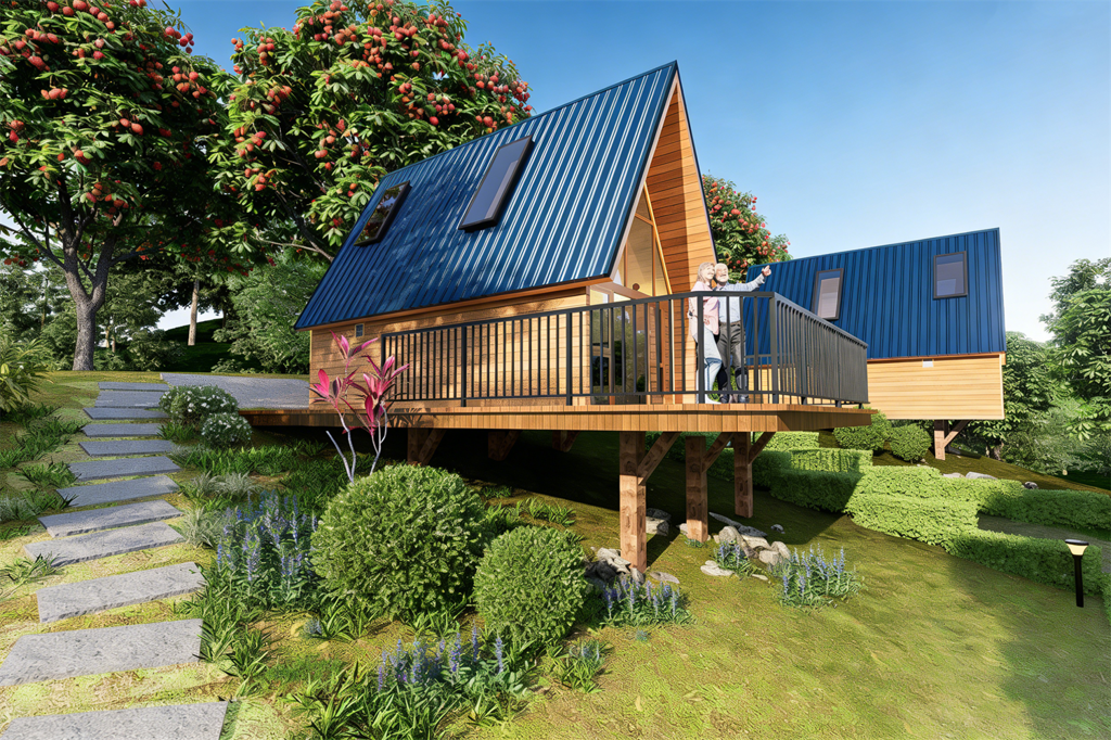 南宁荔园山庄三角木屋民宿